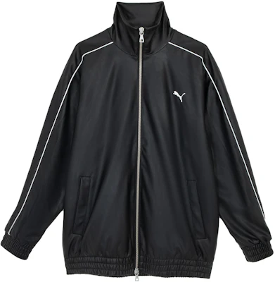 Puma T7 復古男女黑色拼色寬版人造皮運動外套 627191-01 Order Puma T7 復古男女黑色拼色寬版人造皮運動外套 627191-01