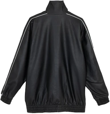 Puma T7 復古男女黑色拼色寬版人造皮運動外套 627191-01 Lookbook Puma T7 復古男女黑色拼色寬版人造皮運動外套 627191-01