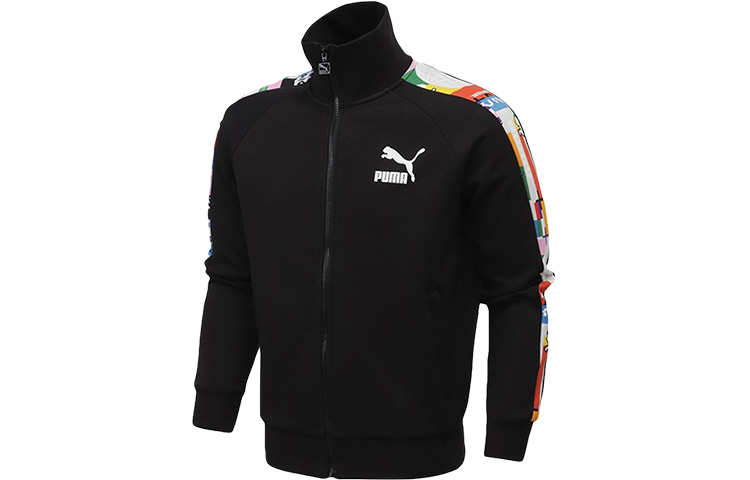 Puma T7 Slim Fit Track Jacket Black 531290-01