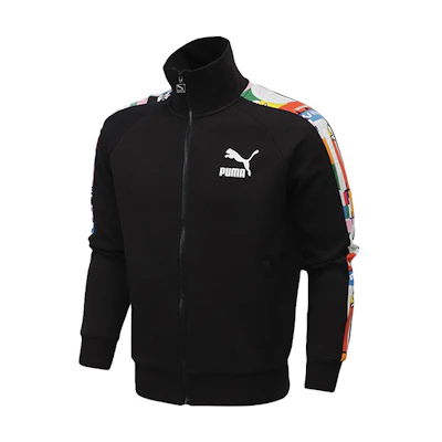Puma T7 Slim Fit Track Jacket Black 531290-01
