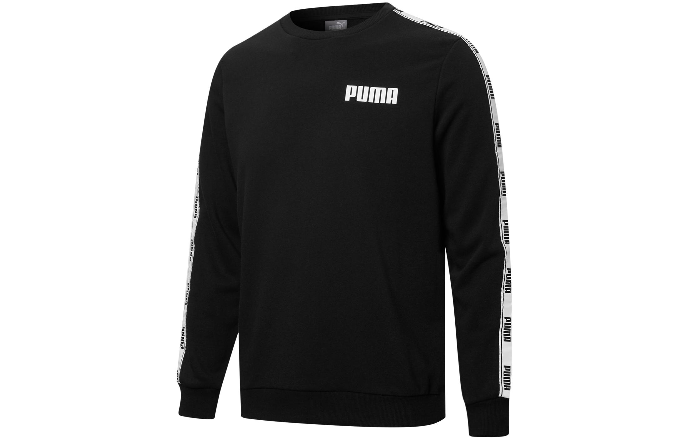 Puma TAPE Retro Logo Crewneck Sweatshirt Black 848722-01