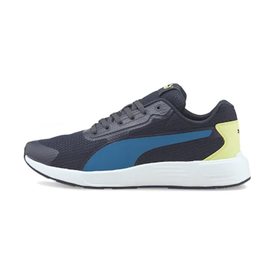 Puma Taper Low Tops Black Blue Yellow
