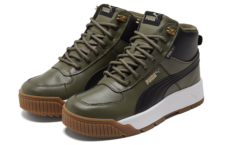 Shop Puma Tarrenz SB Sepatu Skateboard Unisex Hijau dengan Hangat & Anti-Selip 370552-08