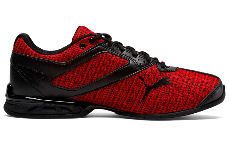 Order Puma Tazon 6 Ridge Zapatillas Bajas Negro/Rojo 194037-02