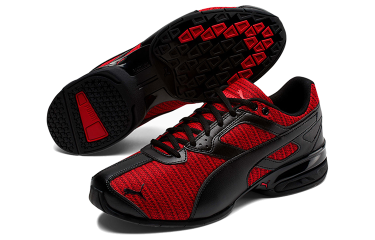Purchase Puma Tazon 6 Ridge Zapatillas Bajas Negro/Rojo 194037-02