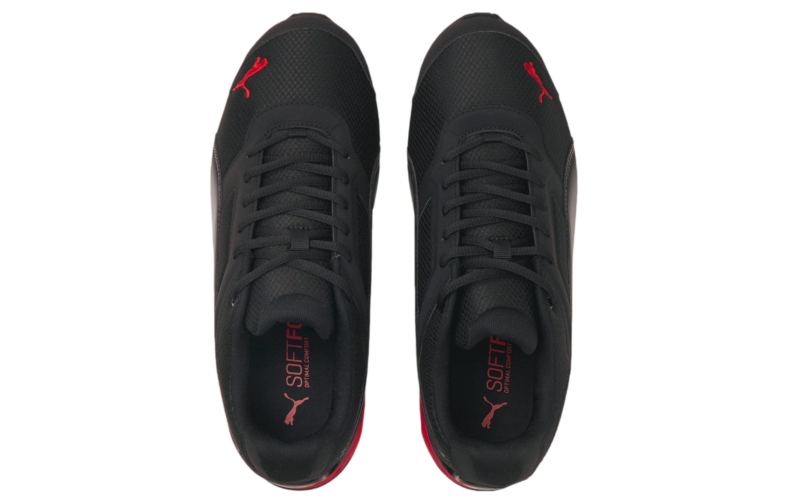 Lookbook Puma Tazon 7 Baskets Basses Noir Rouge 195208-07