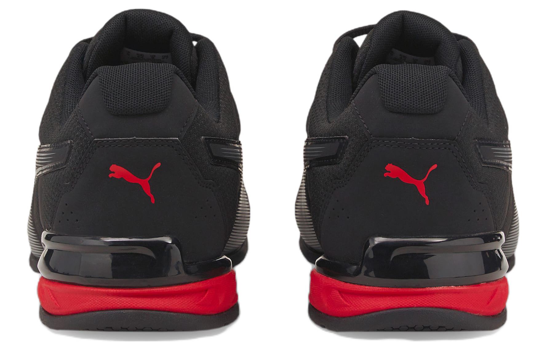 Shop Puma Tazon 7 Baskets Basses Noir Rouge 195208-07