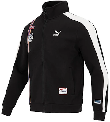 Puma 徽章拉鍊運動休閒高領外套 黑色 677375-01 Order Puma 徽章拉鍊運動休閒高領外套 黑色 677375-01