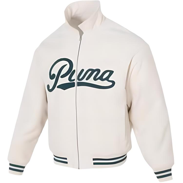 Puma TEAM CC Beige Colorblock Running & Training Jacket 630949-80