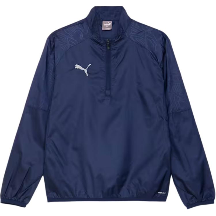 Puma TEAM Final Navy Half-Zip Soccer Jacket Long Sleeve Casual 659123-06