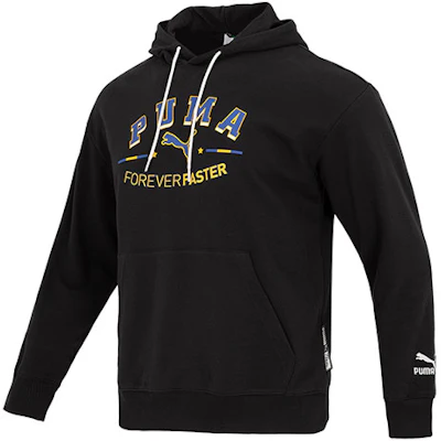 Puma Team Hoodie Logo Pullover Casual Sports Sweatshirt Black 622274-01 Buy Puma Team Hoodie Logo Pullover Casual Sports Sweatshirt Black 622274-01
