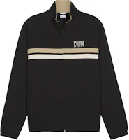 Puma Team Track Jacket Colorblock Retro Sports Casual Unisex Black 626175-01 Puma Team Track Jacket Colorblock Retro Sports Casual Unisex Black 626175-01