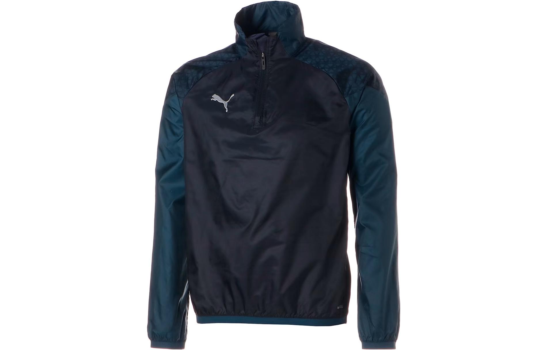 Puma TEAMCUP Navy Blue Retro Track Jacket Half-Zip Unisex 658439-06