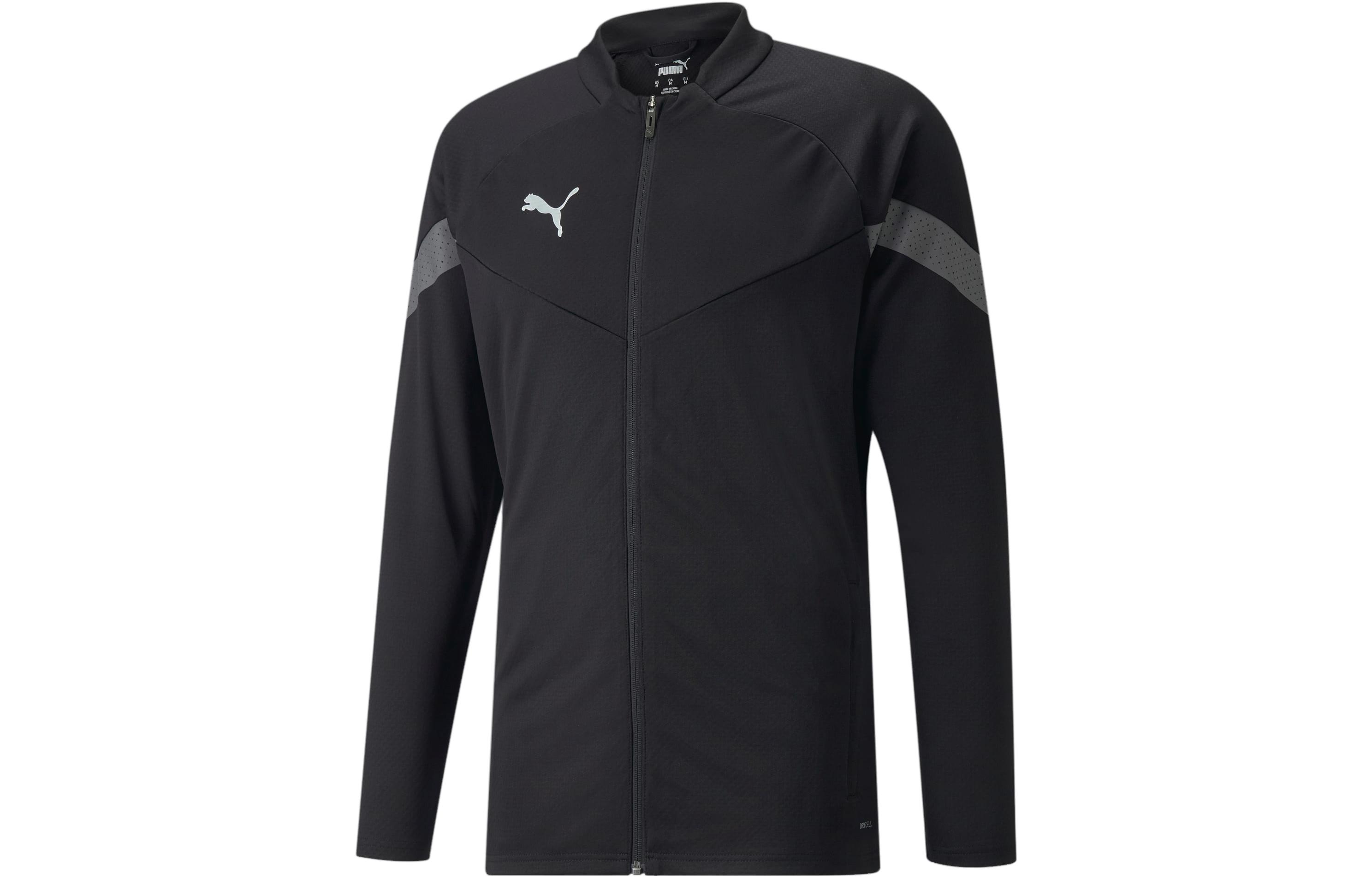 Puma TeamFINAL Training Football Jacket Black - Colorblock Design 657378-03