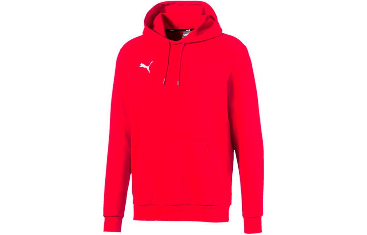 Puma TEAMGOAL23 Red Printed Pullover Hoodie Casual Wear 656988-01