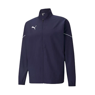 Puma TEAMRISE Printed Navy Stand-Collar Jacket Unisex Casual Outerwear 657644-06