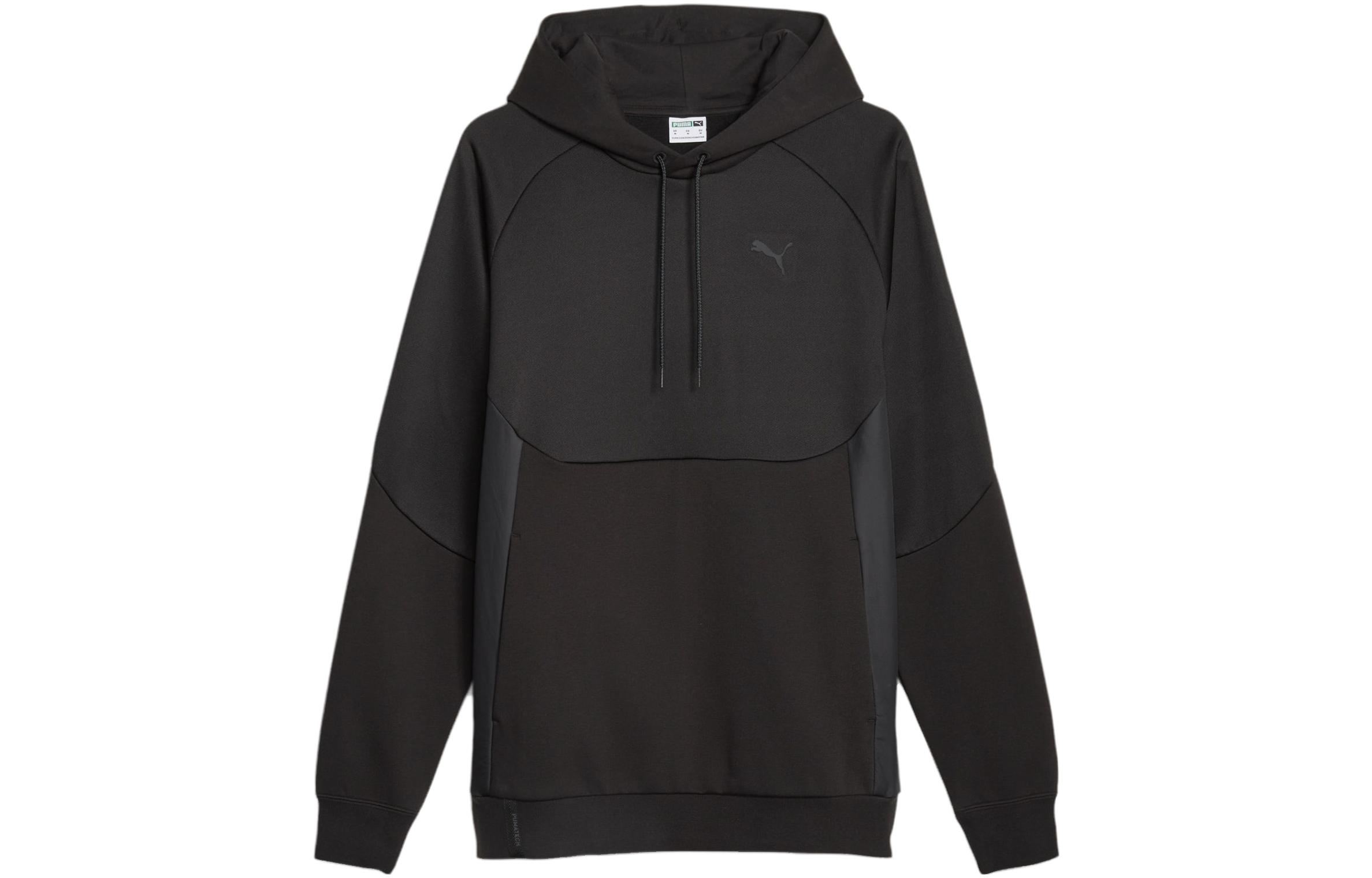 Puma TECH Hoodie Black Casual Sports Pullover 621293-01