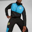 Details for Puma TECH 徽標拼接拉鍊連帽外套 黑/藍 778759-53