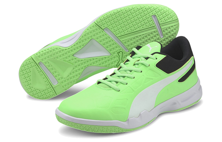 Lookbook プーマ テナス 白黒緑 (Puma Tenasu ShiroKuroMidori) 104889-07