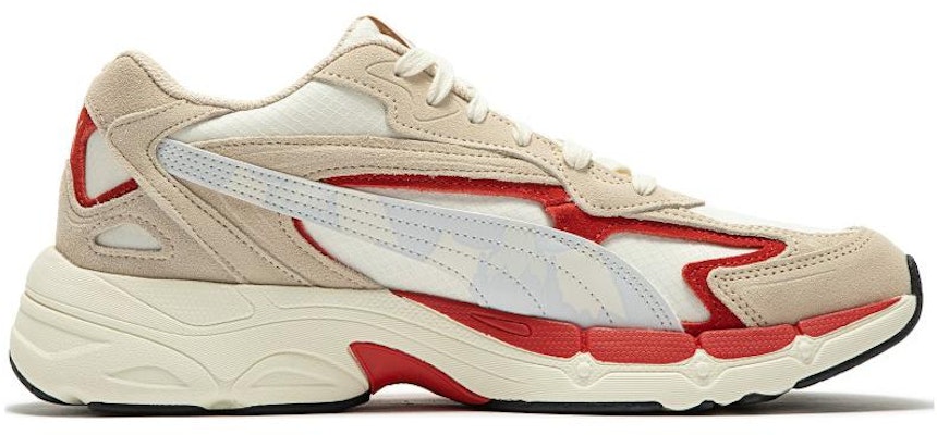 PUMA Teveris Nitro Cny 製紙 耐磨防滑 低筒 運動休閒鞋 男女同款 米紅 Order PUMA Teveris Nitro Cny 製紙 耐磨防滑 低筒 運動休閒鞋 男女同款 米紅