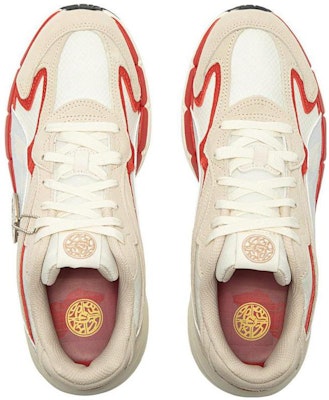 PUMA Teveris Nitro Cny 製紙 耐磨防滑 低筒 運動休閒鞋 男女同款 米紅 Shop PUMA Teveris Nitro Cny 製紙 耐磨防滑 低筒 運動休閒鞋 男女同款 米紅