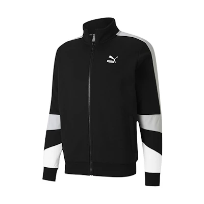 Puma TFS Track Top Retro Reflective Colorblock Jacket Black Unisex 599347-01