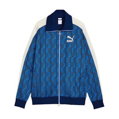 Puma The NeverWorn II T7 Track Jacket Full-Zip Racing Blue Casual Jacket 621843-47