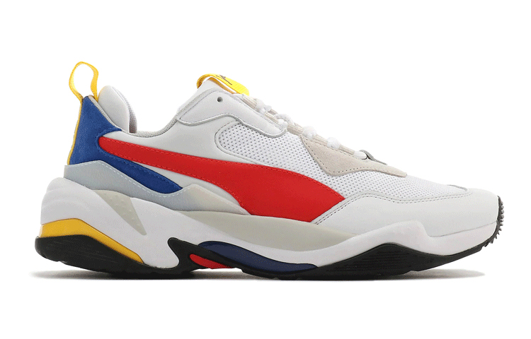 Puma Thunder Shoes White/Yellow/Red 圖 2