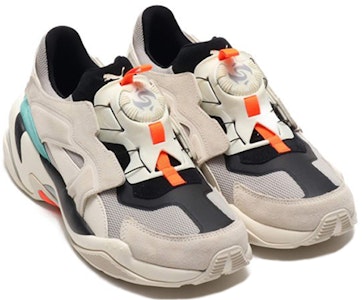 Puma Thunder Disc 復古運動休閒鞋 男女款 米白黑 Lookbook Puma Thunder Disc 復古運動休閒鞋 男女款 米白黑