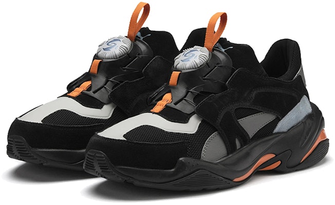 Puma Thunder Disc Putih/Hitam/Oren Kasut Rendah 369355-06 Lookbook Puma Thunder Disc Putih/Hitam/Oren Kasut Rendah 369355-06