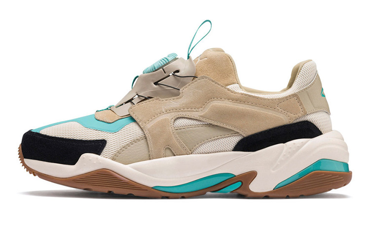 Puma Thunder Disc Low Top Shoes/Sneakers Unisex Gray Khaki 369355-05