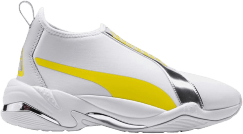 Women Puma Thunder Trailblazer White Yellow 369488 01 369488