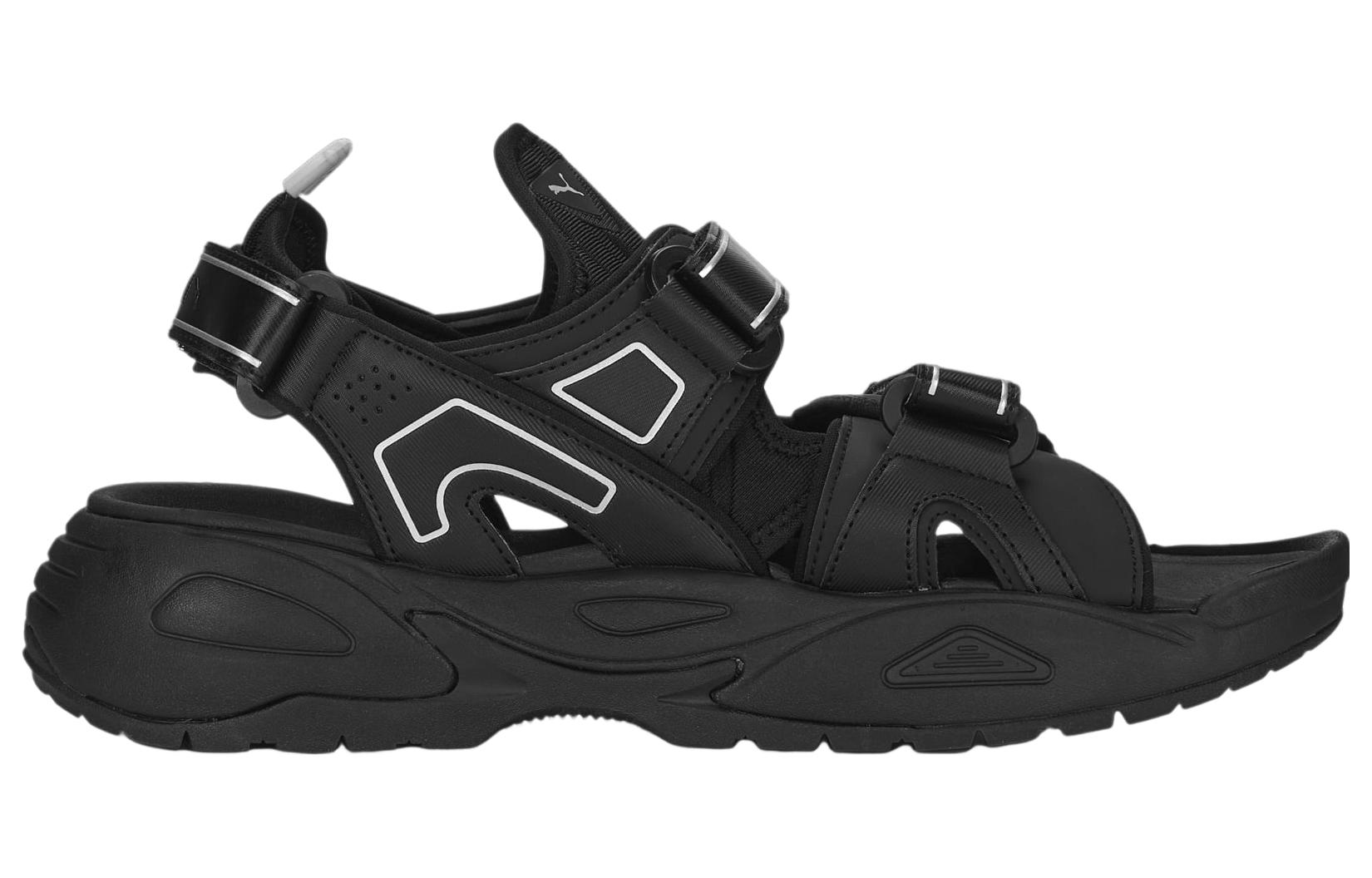 Order Sandales Puma Traek ''Noir Argent'' 389072-01