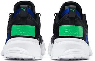 Puma Trailfox Cuero Negro Verde Azul 369470-02 Shop Puma Trailfox Cuero Negro Verde Azul 369470-02