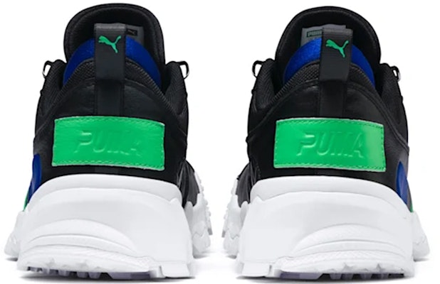 Puma Trailfox Kulit Hitam Hijau Biru 369470-02 Shop Puma Trailfox Kulit Hitam Hijau Biru 369470-02