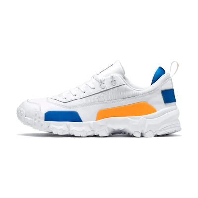 Puma Trailfox Leather White Blue Yellow