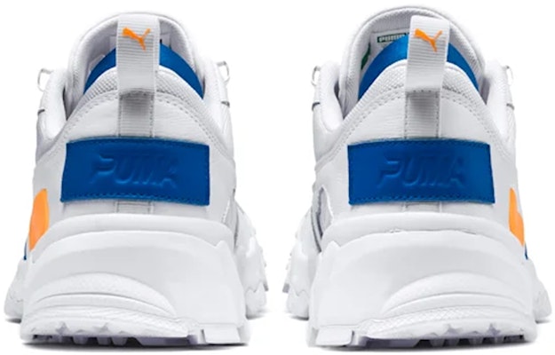 Puma Trailfox Kulit Putih Biru Kuning 369470-01 Shop Puma Trailfox Kulit Putih Biru Kuning 369470-01