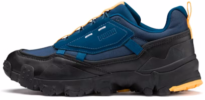Puma Trailfox Overland MTS Trainers Blue/Orange 370772-02 Puma Trailfox Overland MTS Trainers Blue/Orange 370772-02