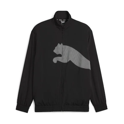 Puma TRAIN BIG CAT Full-Zip Jacket Black - Moisture-Wicking Comfort 525344-01