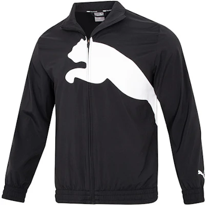 Puma 大貓梭織連帽外套 黑色 休閒運動外套 522997-01 Buy Puma 大貓梭織連帽外套 黑色 休閒運動外套 522997-01