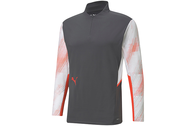 Puma Training Long-Sleeve Football Sweatshirt Asphalt Color 657211-41