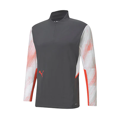 Puma Training Long-Sleeve Football Sweatshirt Asphalt Color 657211-41