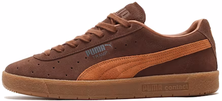 Puma Tramp Low Tops Casual Skateboarding Shoes Brown 383014-01 Puma Tramp Low Tops Casual Skateboarding Shoes Brown 383014-01