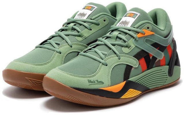 Puma TRC Blaze Court x Black Fives 'Dusty Forest' Pria Wanita Sneakers 377583-02 Lookbook Puma TRC Blaze Court x Black Fives 'Dusty Forest' Pria Wanita Sneakers 377583-02