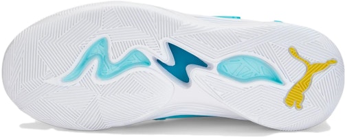 Puma TRC Blaze Court 'Elektro Aqua' Sepatu Basket 376582-20 Details for Puma TRC Blaze Court 'Elektro Aqua' Sepatu Basket 376582-20