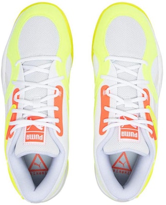 PUMA Trc Blaze Court Glow Stick 防滑耐磨 低筒 籃球鞋 白黃 Shop PUMA Trc Blaze Court Glow Stick 防滑耐磨 低筒 籃球鞋 白黃