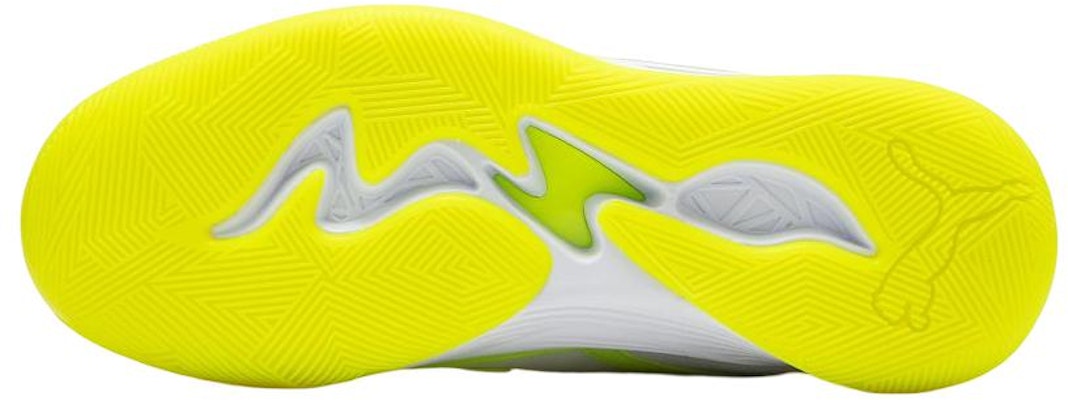 PUMA Trc Blaze Court Glow Stick 防滑耐磨 低筒 籃球鞋 白黃 Details for PUMA Trc Blaze Court Glow Stick 防滑耐磨 低筒 籃球鞋 白黃