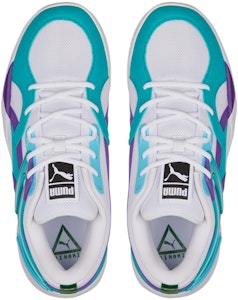 푸마 TRC 블레이즈 코트 '화이트 딥 아쿠아' 376582-17 Shop 푸마 TRC 블레이즈 코트 '화이트 딥 아쿠아' 376582-17