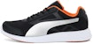 Puma Trenzo II IDP 'Ringan Bernafas Kasut Lari Rendah Hitam Putih Jingga' 368286-08
