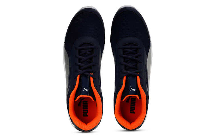 Lookbook Puma Trenzo II IDP ''Leichte Atmungsaktive Low-Top Laufschuhe Schwarz Weiß Orange'' 368286-08